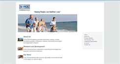 Desktop Screenshot of kpaxpharmaceuticals.com